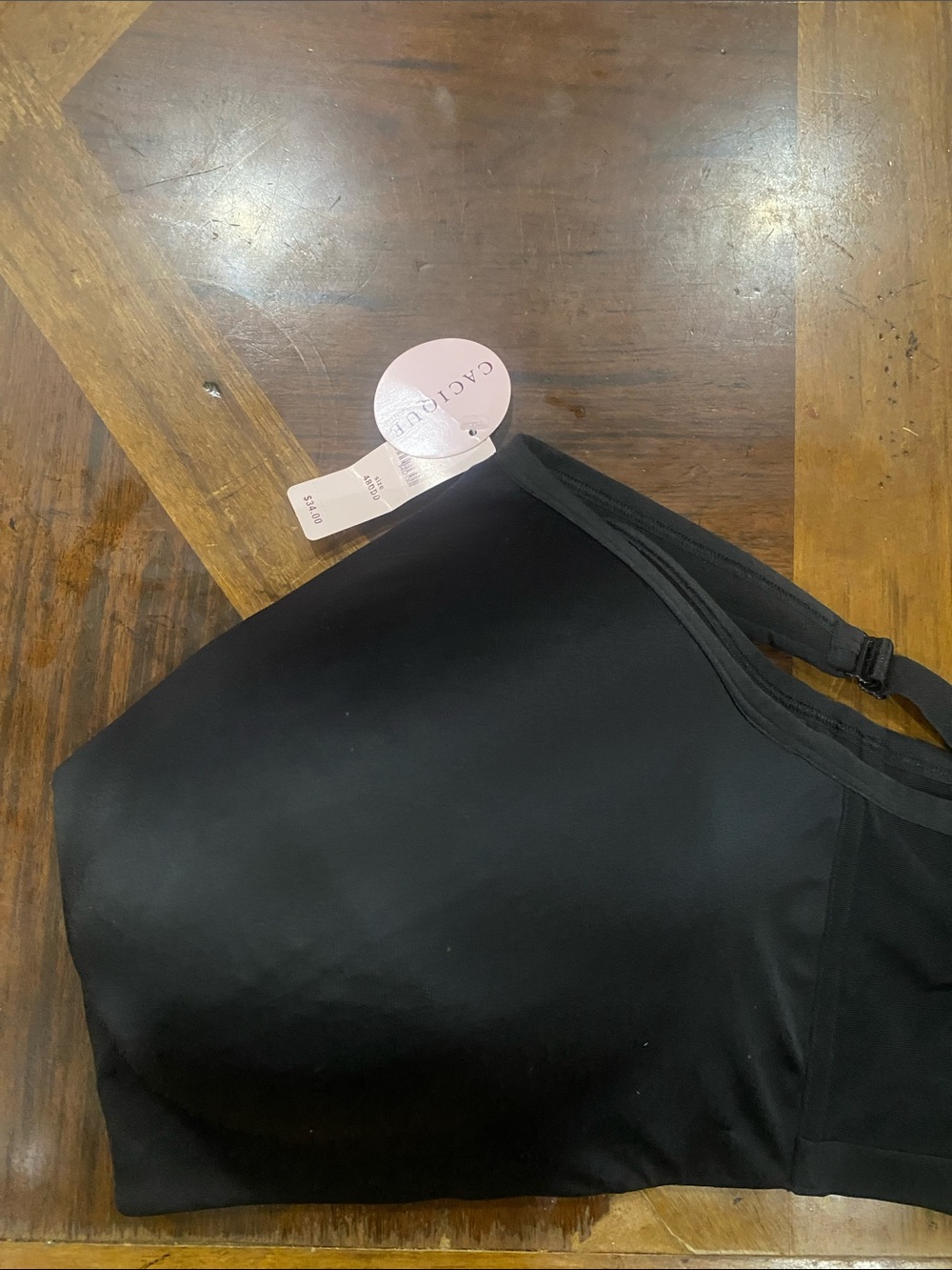 Cacique Black Seamless Bralette size 48DDD
